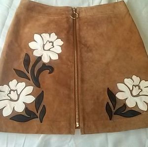 💕SALE TODAY INC GENUINE SUEDE LEATHER SKIRT